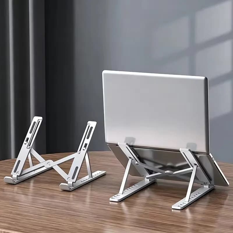 2026 Adjustable Foldable ABS Laptop Cooling Stand Portable Stable For Gaming Office Video Conference Desk Accessory