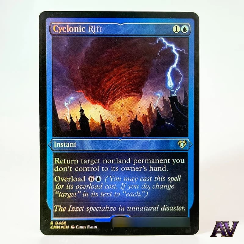 Cyclonic Rift/Finale of Devastation/Zhulodok, Void Gorger/Deadly Rollick Hobby Collectibles Game Replica Proxy Card olografica