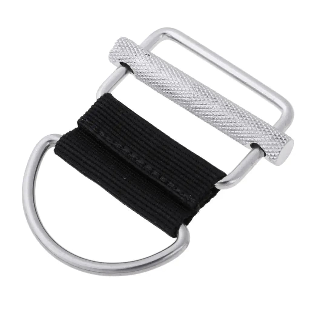Standard Scuba Diving Belt Buckle High Strength Adjustable Stainless Steel D Ring for Snorkeling BCD Diving Harness