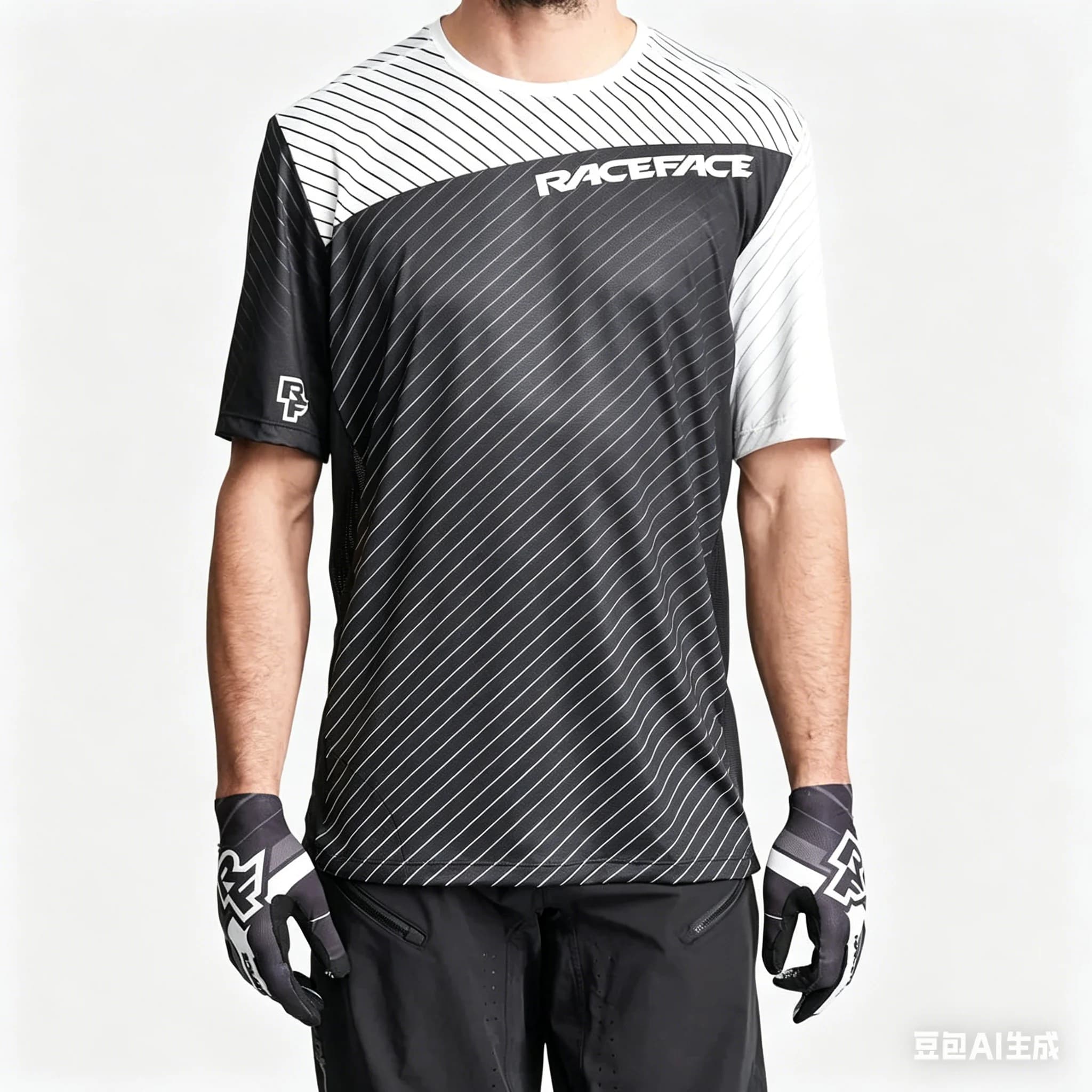 Mens Mountain Bike Short Sleeve T Shirt Breathable Quick Dry Cycling Jersey Casual Summer Sports Top for Outdoor Riding