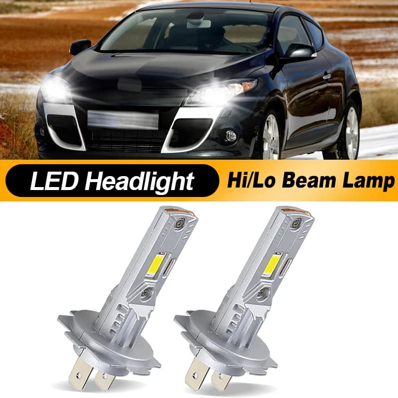 2 pezzi auto LED faro H7 abbagliante fascio basso lampadina per Renault Megane MK3 2008-2013 2014 2015 2016 Clio 4/2 porte 2003-2006