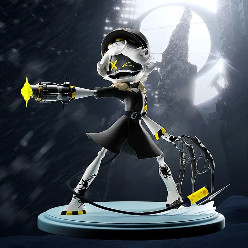 Glitch In Stock Murder Drones Cyn Uzi Action Figure Pvc Collectible Figurine Desktop Display Ornament Anime Collectors