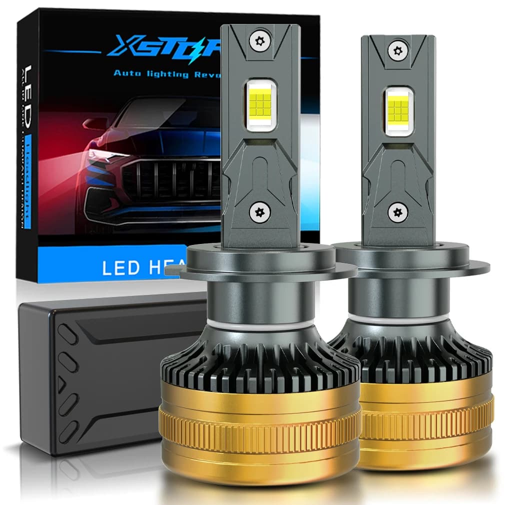 XSTORM H7 LED Faro Canbus H1 H4 Luci a LED Lampadine 9005 9006 9012 Fari per auto con ventola Auto Turbo Lampada 5600K 24V Faro
