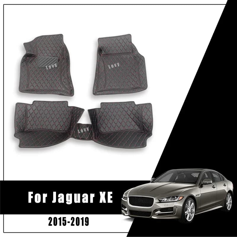 For Jaguar XE 2019 2018 2017 2016 2015 Car Floor Mats Carpets Auto Accessories Interior Parts Custom Covers Automobiles Foot Rug