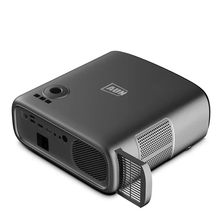 Proiettore Android Full HD AUN AKEY9S 2 + 64 Professionale 1080P 4k Film Messa a fuoco automatica WIFI Telefono Home Cinema Theater Bluetooth