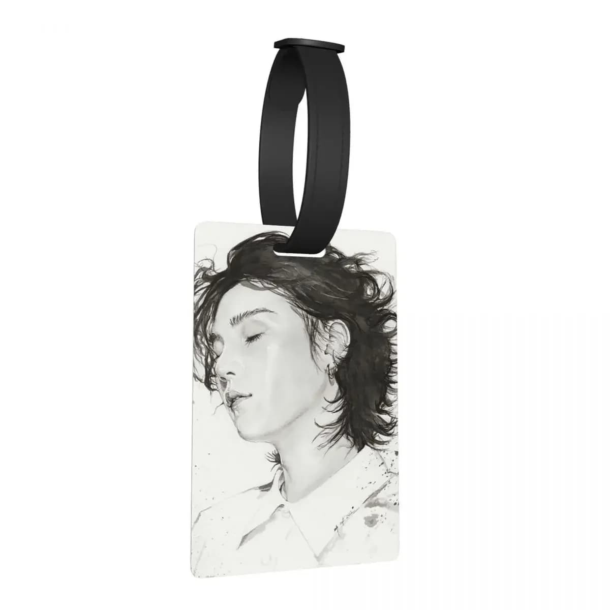 Agust D Set Me Free Etichette per bagagli Accessori per valigie Viaggi Bagagli portatili Etichetta d'imbarco Porta etichette ID Nome Indirizzo