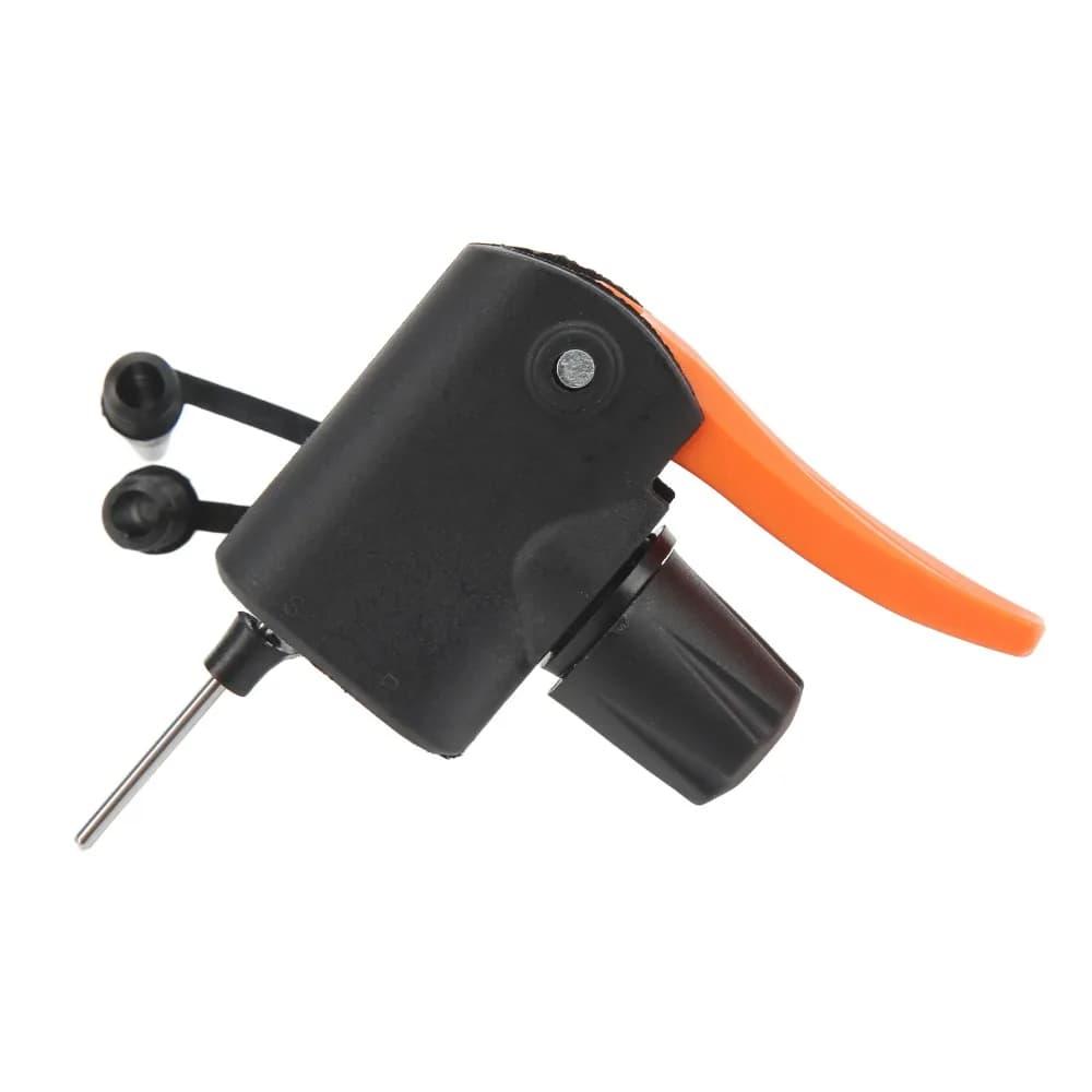 Ugello dell'aria per bici leggero Funzione versatile portatile Ugello della pompa per bici Installazione semplice con 3 adattatori per ugelli dell'aria