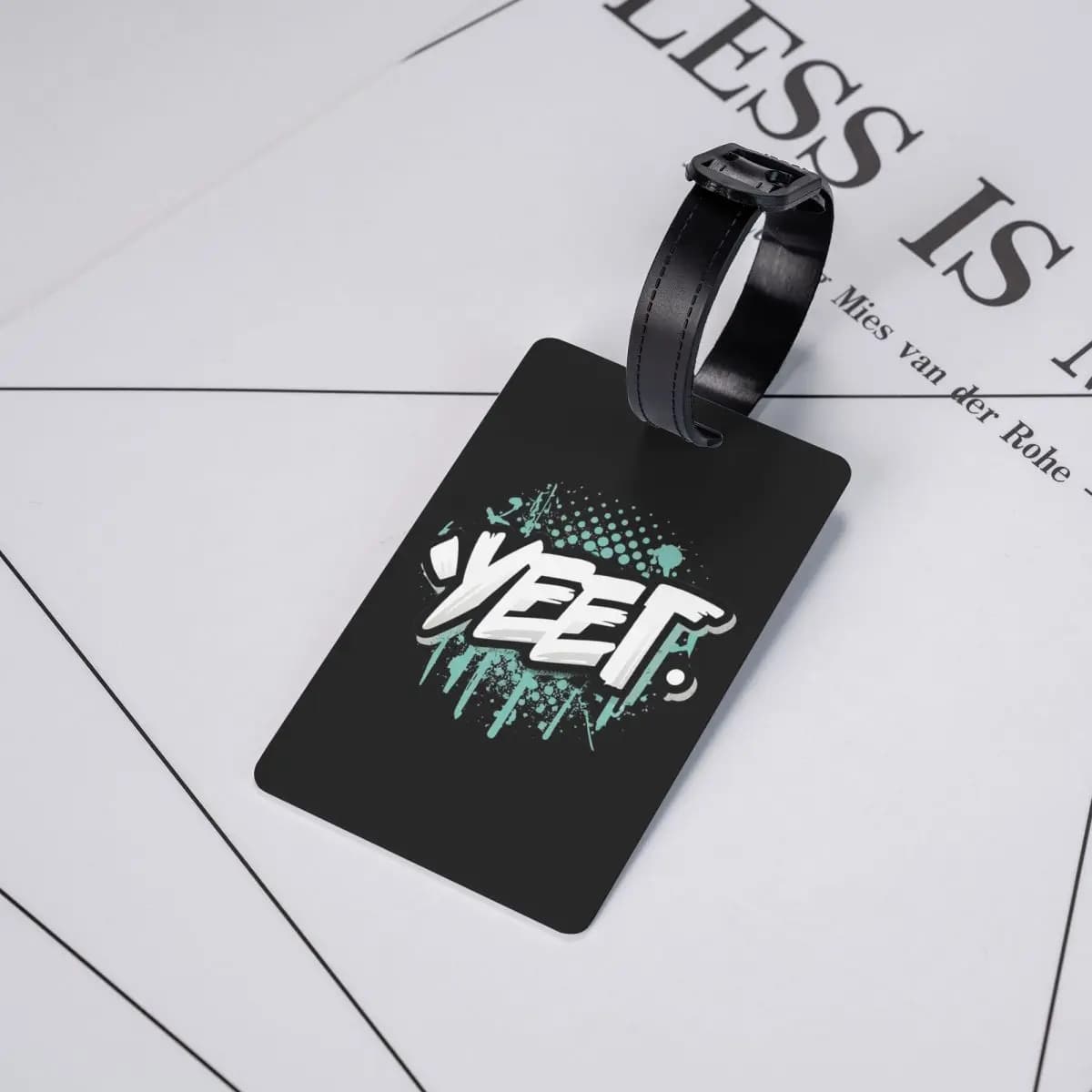 Etichette per Bagagli Cool Menly Jey Uso Yeet, Accessori per Valigie, Etichetta per Bagaglio da Viaggio, Porta Etichetta con Nome e Indirizzo
