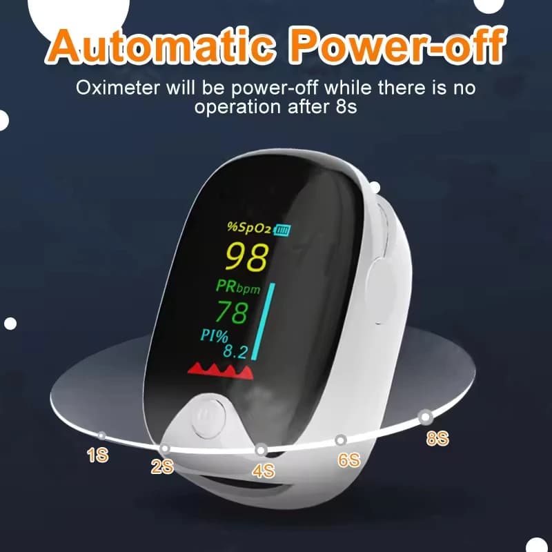 TFT Pulse Oximeter Medical Oxygen Saturimeter Oximeter Oximeter Oxymeter for Children Adult Sport