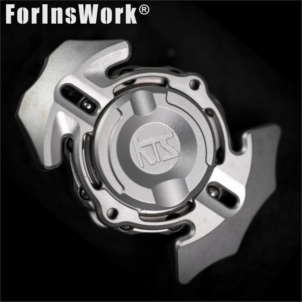 KTS M2 Tenon-Mortise Doppio collegamento Esperienza Collegamento asimmetrico Design Fidget Spinner