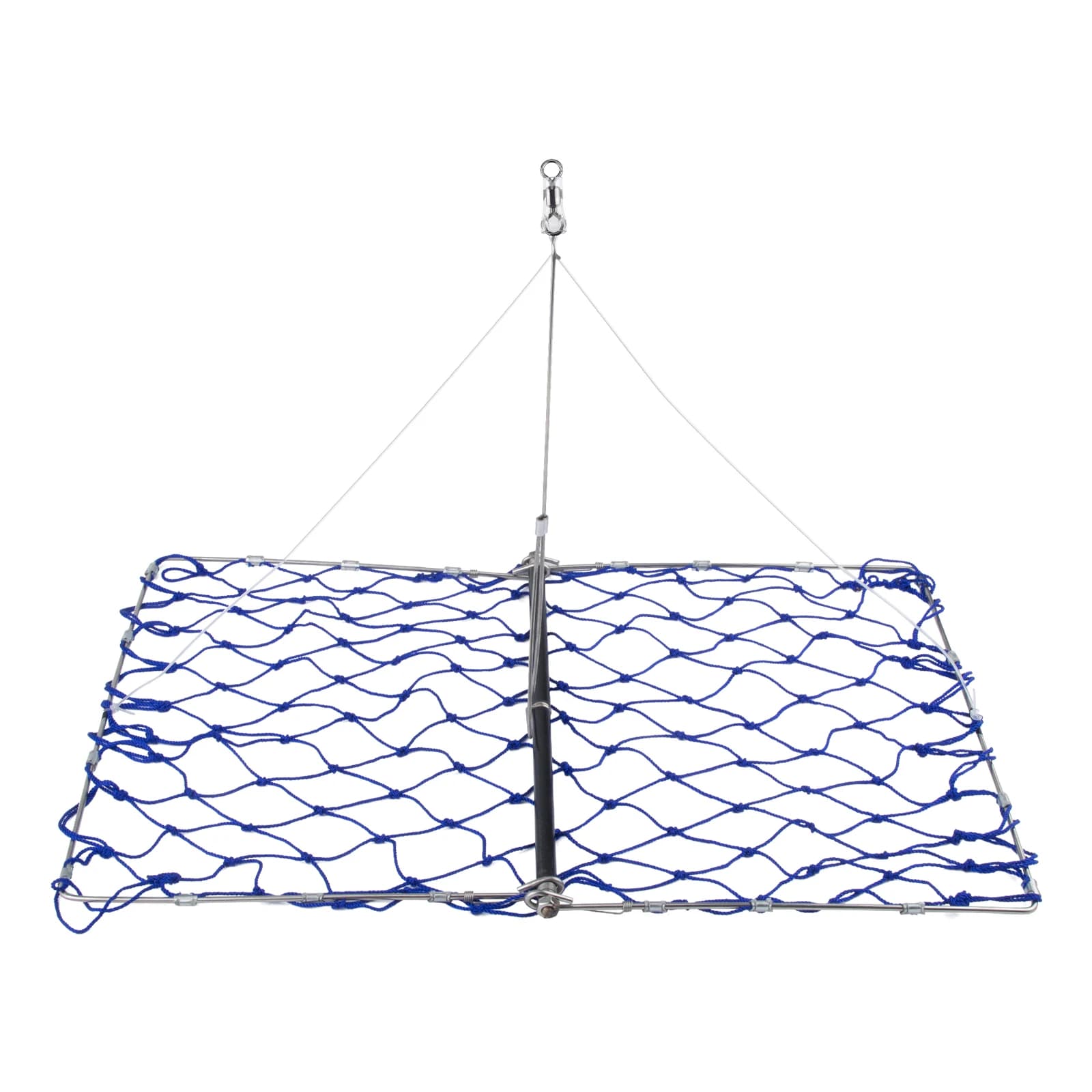 Trappola per gamberi pieghevole e incastabile con manometro e clip per esca Snare Crabbing Net Trappola per aragosta per gamberi Aragosta Minnow
