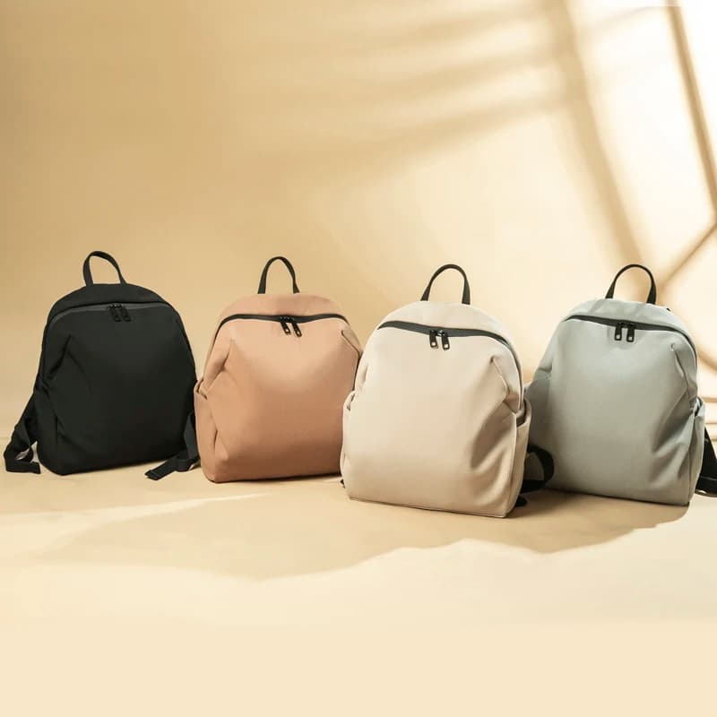 Zaini in tela da donna, borse casual super leggere, borsa grande da donna per tutti i giorni, tinta unita, comoda, ventilata, semplice