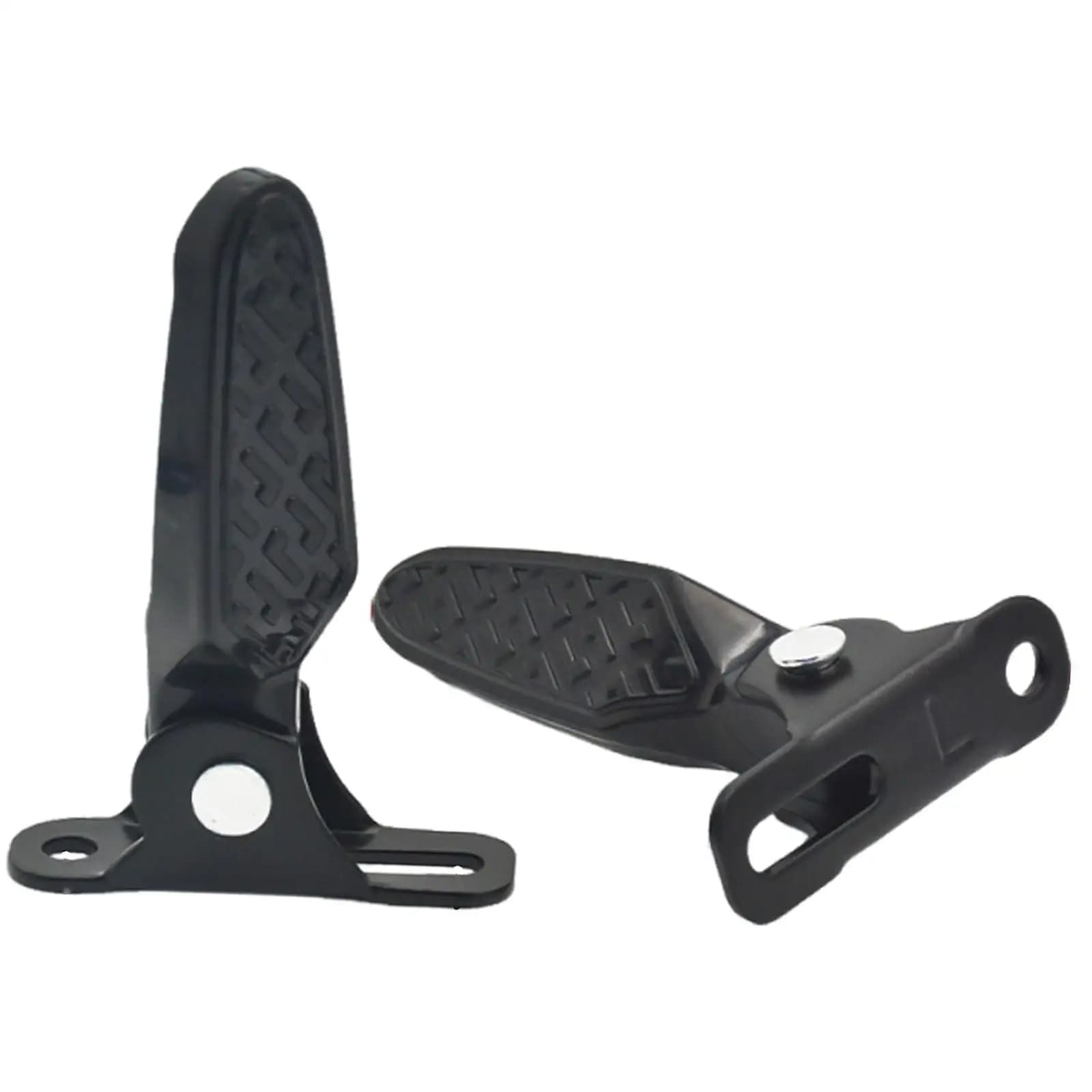 Pedane Pieghevoli Antiscivolo per Bici Elettrica, Supporto Poggiapiedi in Alluminio per Ciclisti E-Bike