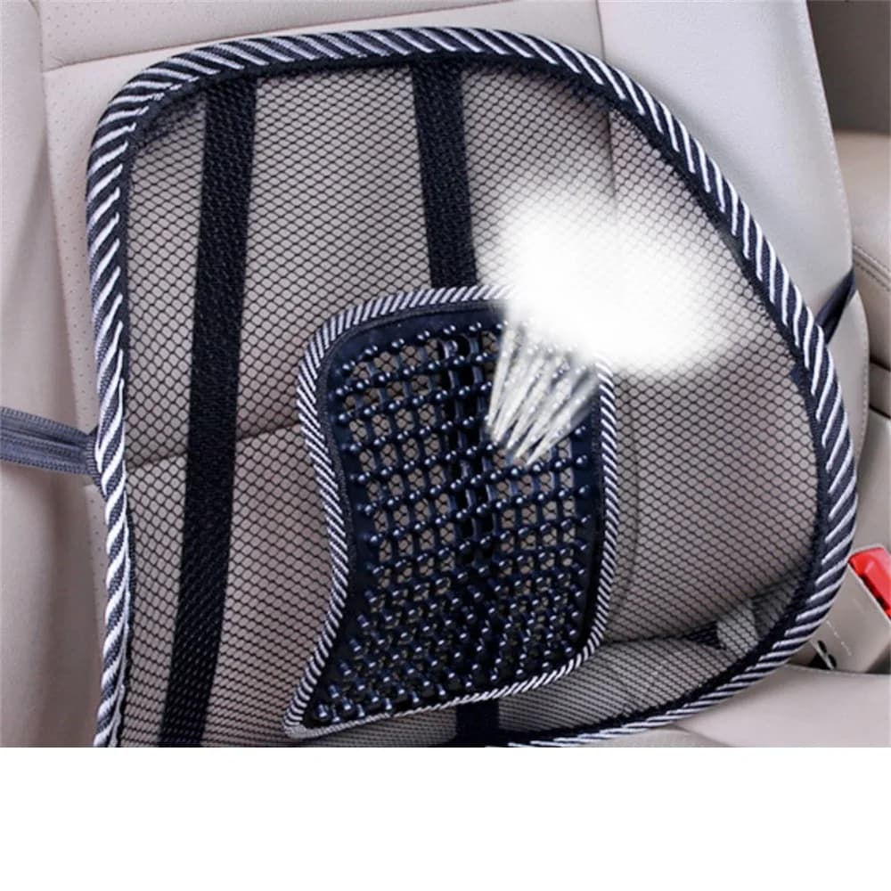 Supporto lombare universale per auto, sedia, massaggio, cuscino in rete per auto, ufficio, casa
