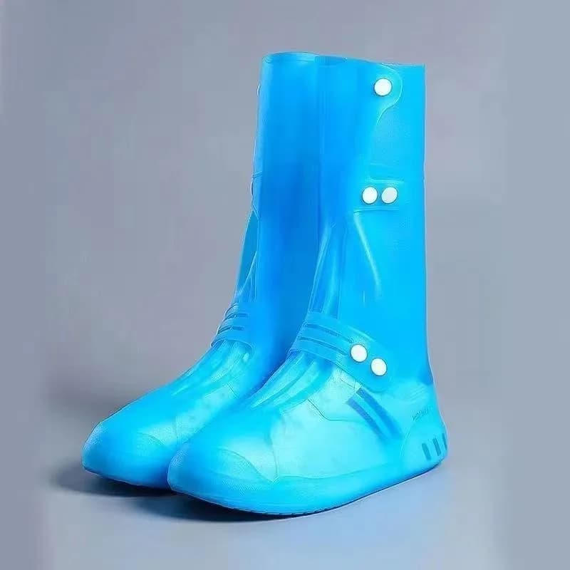 Copriscarpe Impermeabili Unisex Alti 35cm, Antiscivolo, Resistenti all'Usura, Copriscarpe in Silicone per Adulti
