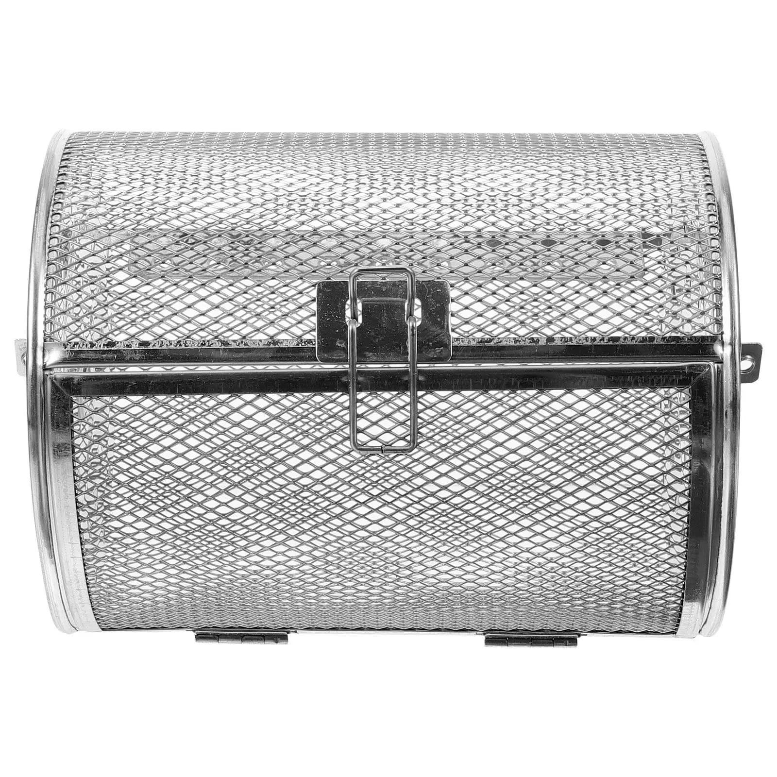 oven basket air fryer rotisserie kitchen grill metal cage roaster cage drum oven basket baking supplies