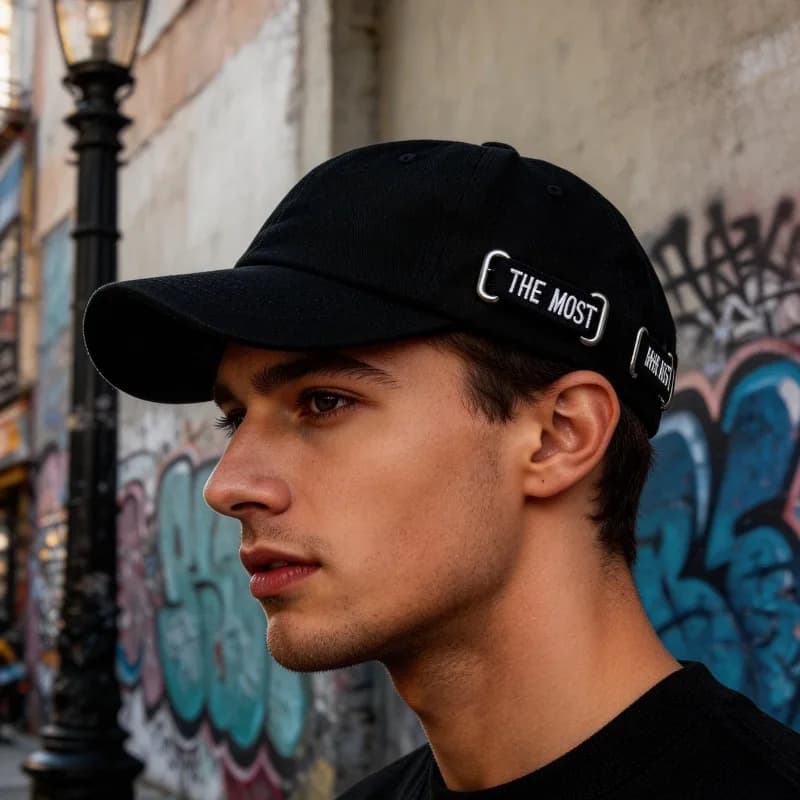 Unisex Embroidered Baseball Hat, Men's and Women's Summer Hat, Casual Beret with Snapback Closure