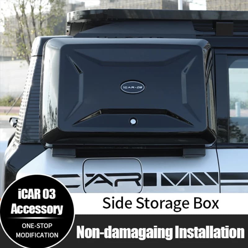 Per Chery Icar 03 Jaecoo J6 Scatola laterale Scatola portaoggetti laterale Scatola portaoggetti Accessori auto Parti