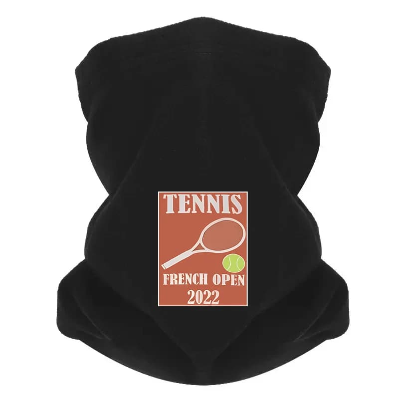 Racchetta da tennis francese aperta 2022 palla da uomo antivento sciarpa maschera ghetta per il collo cappello berretto da donna copricapo all'aperto tenere al caldo inverno Multifu