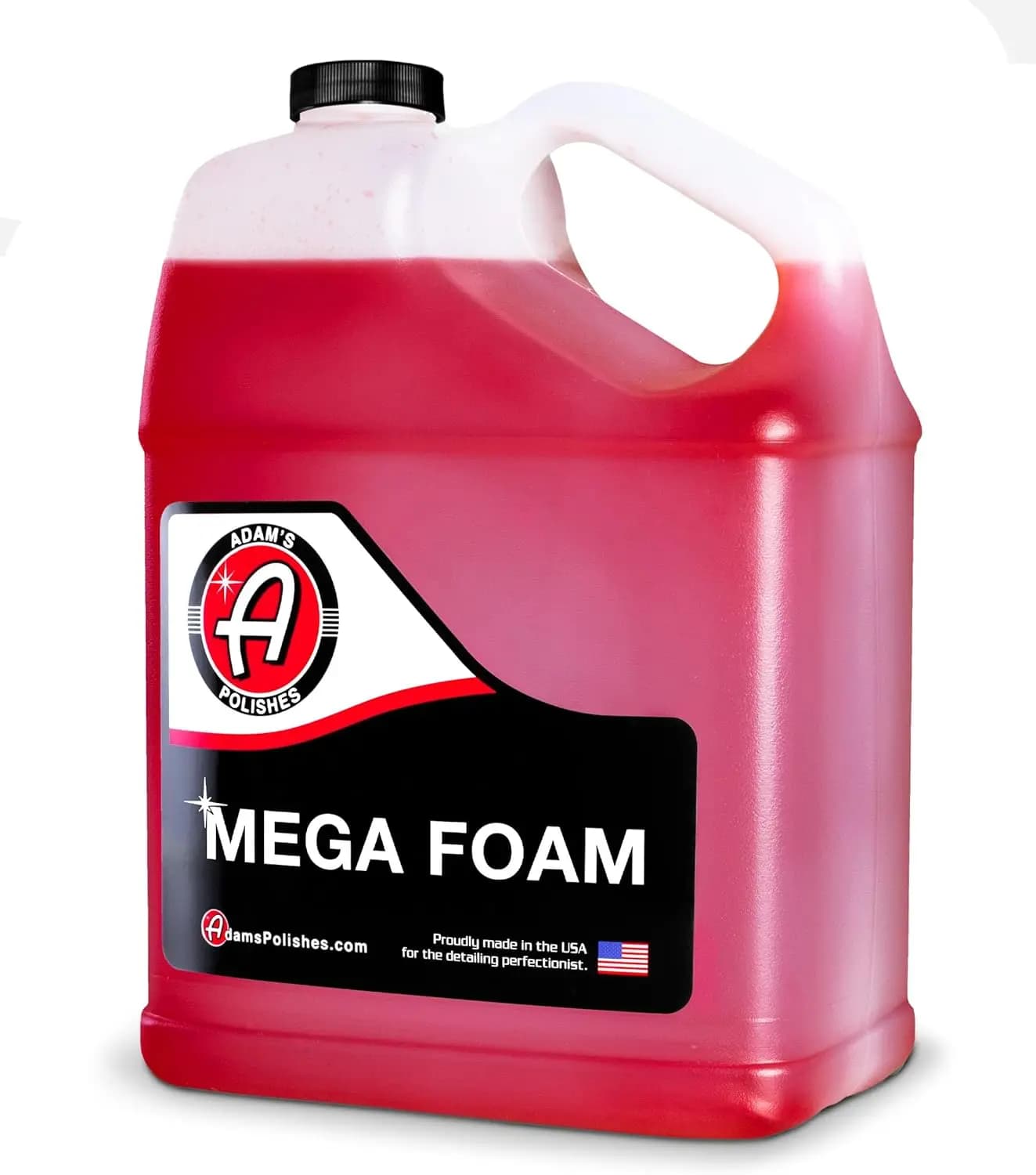 Sapone per Lavaggio Auto Mega Foam (Lattina da un gallone) – pH Neutro, Ultra Concentrato per Cannone Schiumogeno o Secchio – Sicuro per Cera e Rivestimenti Ceramici
