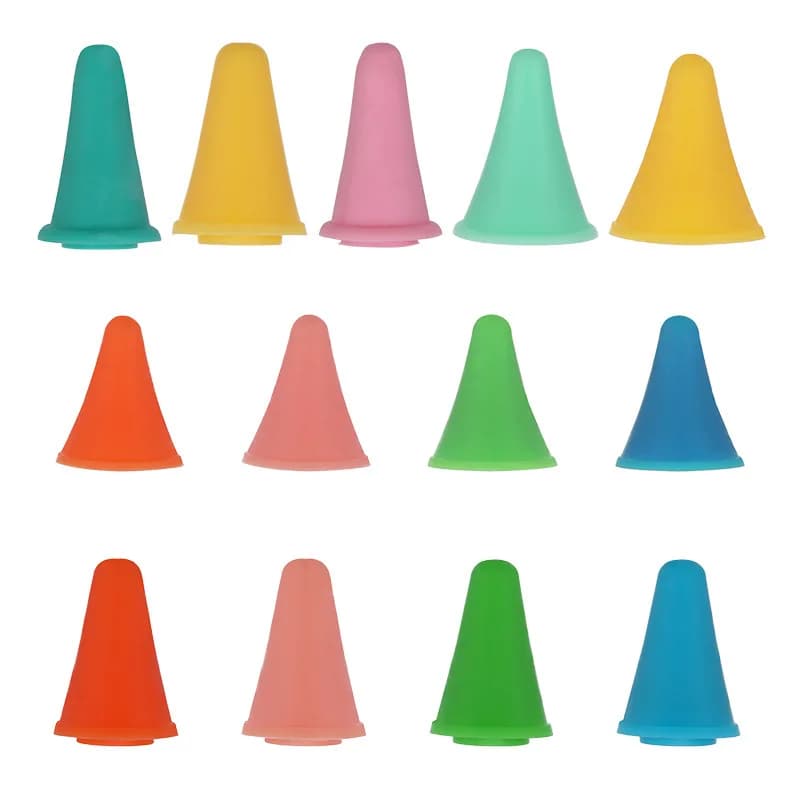 20 Pz/set Ago Per Maglieria Punto Protezioni Tappi Per Aghi Strumenti Per Maglieria Ago Anti-Caduta Tappi di Sicurezza Accessori Per Maglieria