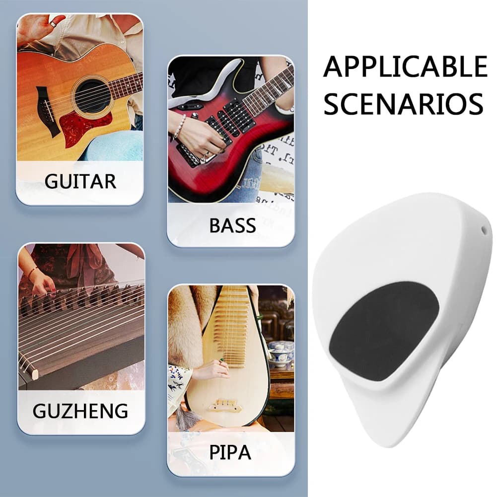 Plettri/accordatore per chitarra 2 in 1, plettro/accordatore per chitarra con temperamento uguale a 12 toni, regalo per gli amanti della musica