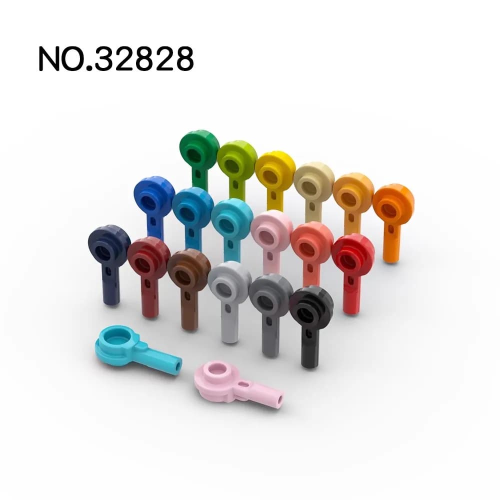 50 pzMOC Parti 32828 Piastra Rotonda 1x1 con Barra 1L Mattoni Compatibili FAI DA TE Assemblare Building Blocks Puzzle Giocattolo Regalo Particelle Capretto
