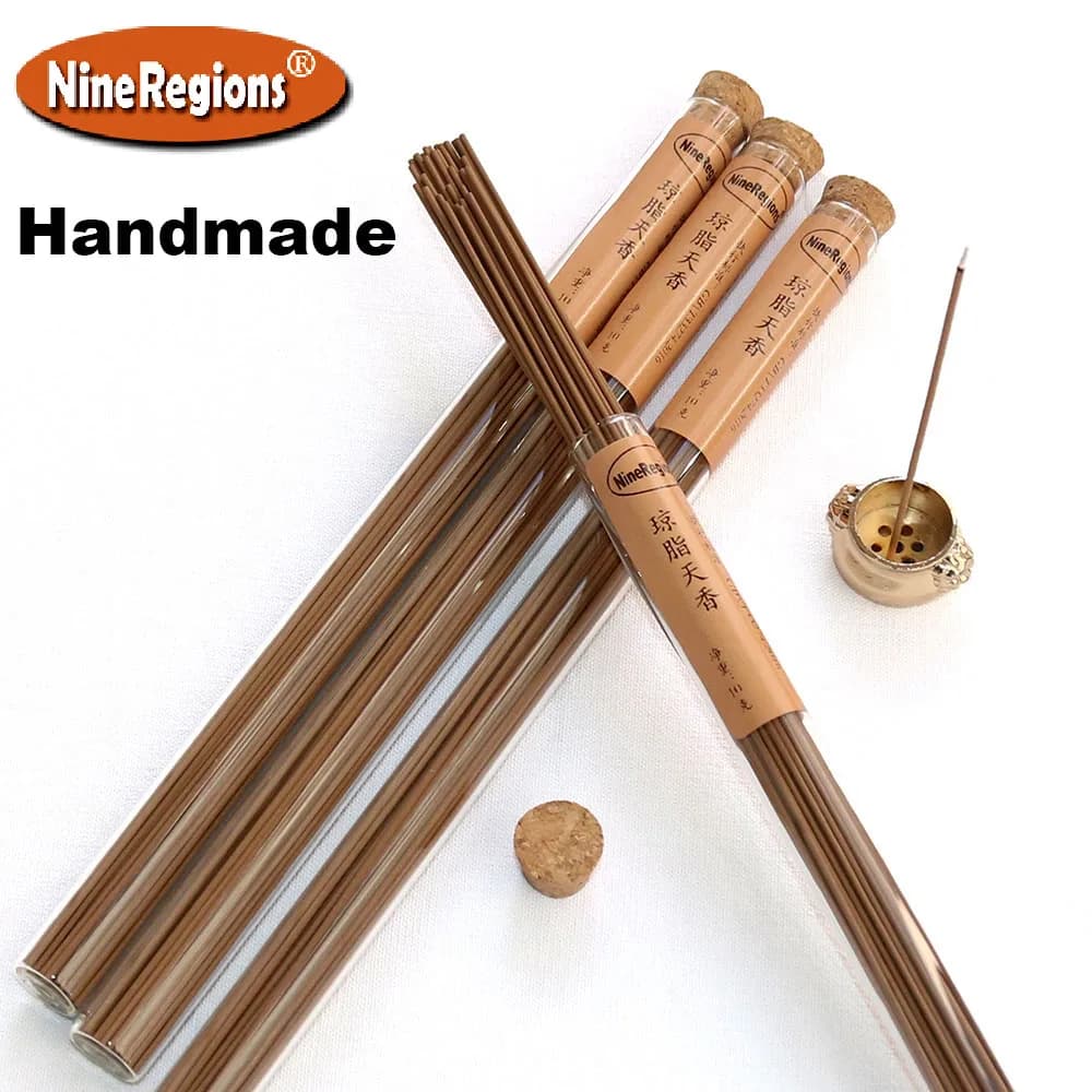 Premium Agarwood cinese HaiNan + terreno rosso + nar Trang Oudh incenso stick 10g Aroma ecologico naturale fatto a mano per la meditazione
