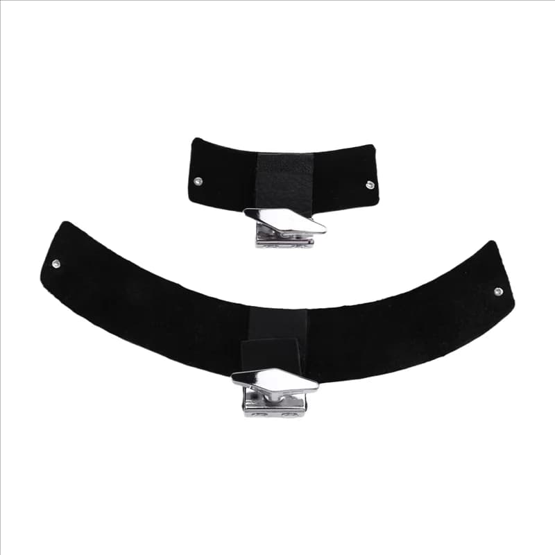 -A90P Cuscinetto in pelle per smorzamento batteria professionale per kit di batteria rullante per basso, accessorio per esercitazioni mute per interni ed esterni