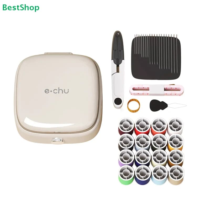 〔R〕Set di Scatole Magnetiche per Cucito | Custodia Premium per il Trasporto con 20 Aghi a Occhio Largo, Kit da Cucito Tutto-in-Uno per Riparazioni Domestiche e in Viaggio