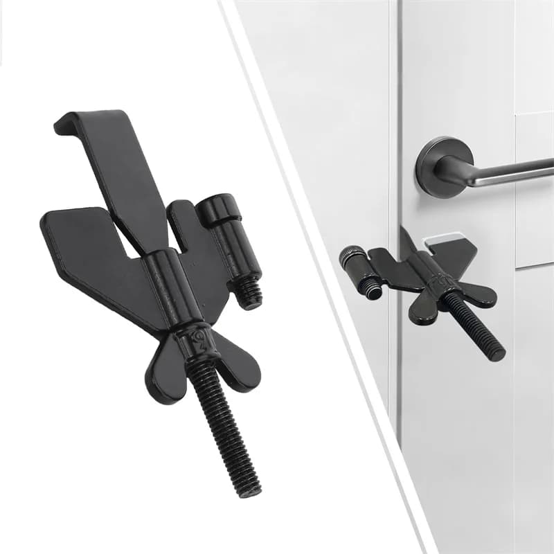 Serratura della porta portatile Travel Hotel Self-Defense antifurto Stopper Safe Latch alloggio fermaporta serratura della porta di sicurezza