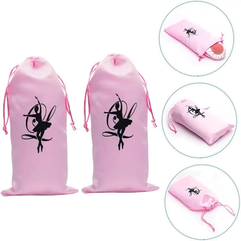 Portatile Dance Shoes Bag, Ballet Organizer, Handbag, Ballet Shoes Sack, Multifunctional Bag for Conservation