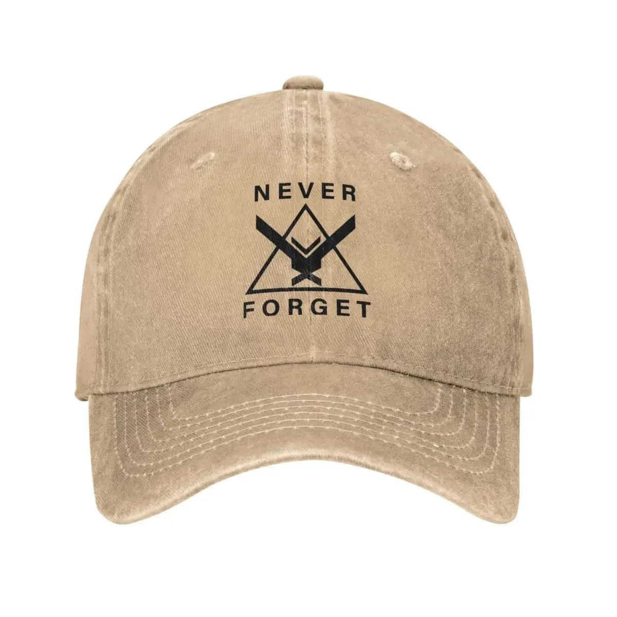Noble Team Logo H-Halo Gioco Berretti da baseball unisex Neveres Forgets Berretti in denim lavato invecchiato Cappello da corsa all'aperto Snapback