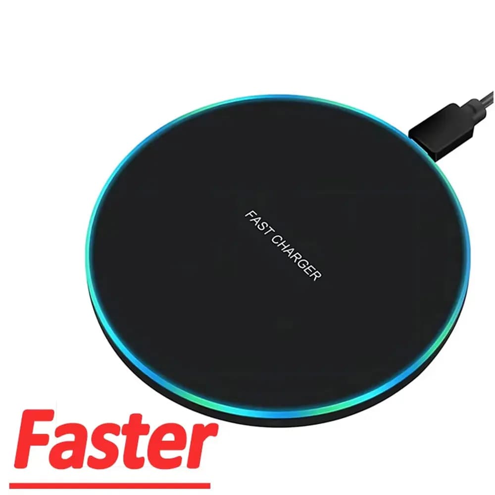 Wireless Charger For iPhone 17 16 15 14 13 Pro XS Max Mini X XR Induction Fast Wireless Charging Pad For Samsung Xiaomi Huawei