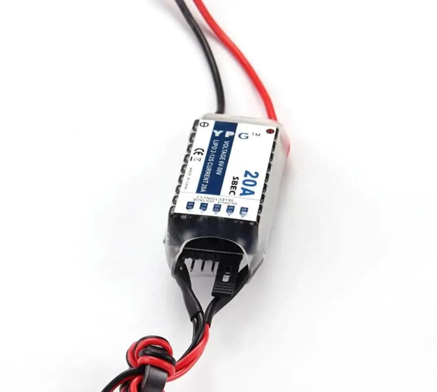 YPG 20A HV SBEC 5V/5.5V/6V/7V/9V BEC Per aereo drone RC Nessuna programmazione richiesta Ingresso ad alta tensione (2~12S lipoly) hobbyking