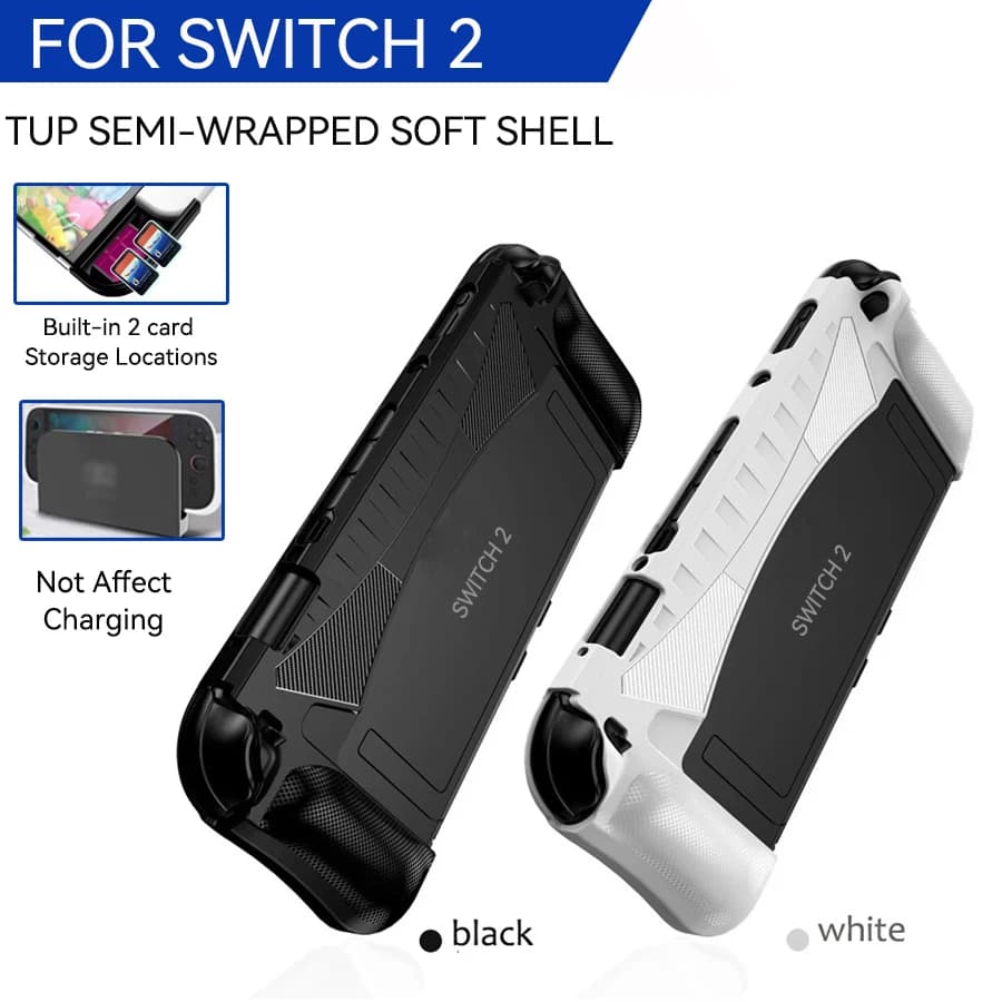 Custodia protettiva aggiornata per Switch 2025, guscio di presa in TPU ergonomico e confortevole, per custodia protettiva portatile NS Switch 2 Accessori da gioco