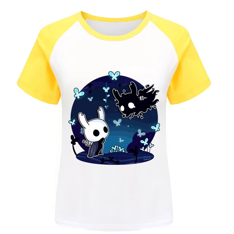 Gioco Hollow Knight Bambini Vestiti per ragazze Abbigliamento per ragazze T-shirt Manica lunga Ragazzo T-shirt infantile Ragazzi Abiti estivi Ragazza junior
