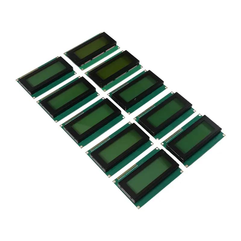 PHILE-10PCS LCD2004 2004 LCD Module 2004 20X4 Character LCD Display IIC I2C Interface For Arduino Raspberry Pi Green Screen