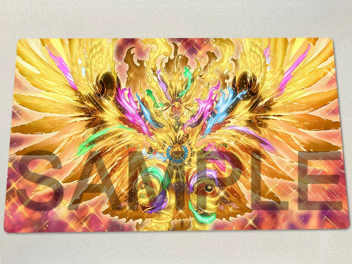 YuGiOh Garunix Eternity, Hyang dei Re del Fuoco Tappetino da gioco TCG CCG Tappetino Gioco da tavolo Gioco di carte collezionabili Tappetino per mouse in gomma Borsa gratuita