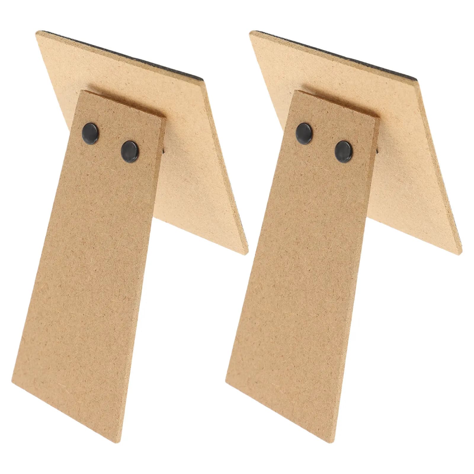 2 Pieces Support for Self-adhesive Frame Fai-da-te, Display for Squares, Photos and Art, Fai-da-te stand