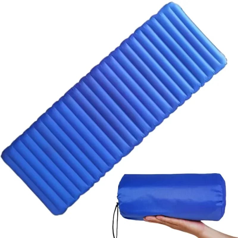 Lightweight Inflatable Camping Mattress with Air Pillow Portable Waterproof Sleeping Mat for Backpacking Outdoor Travel