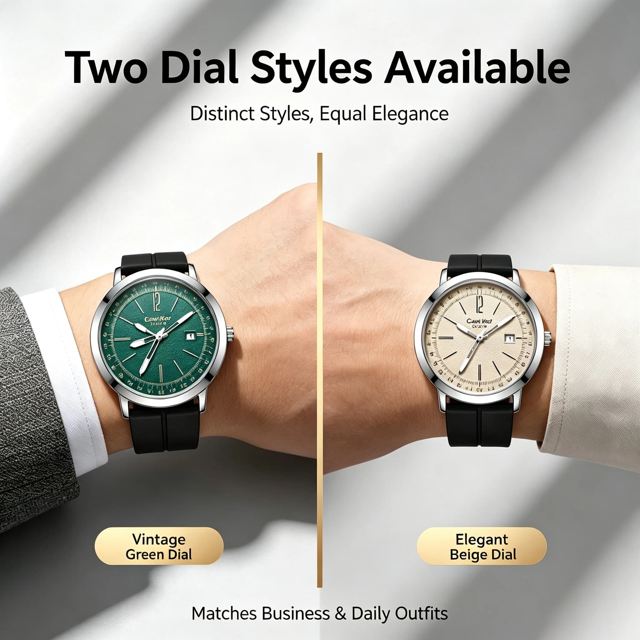 CAWIKER original Swiss movement quartz watch UFO style fashionable ultra-thin men's watch waterproof