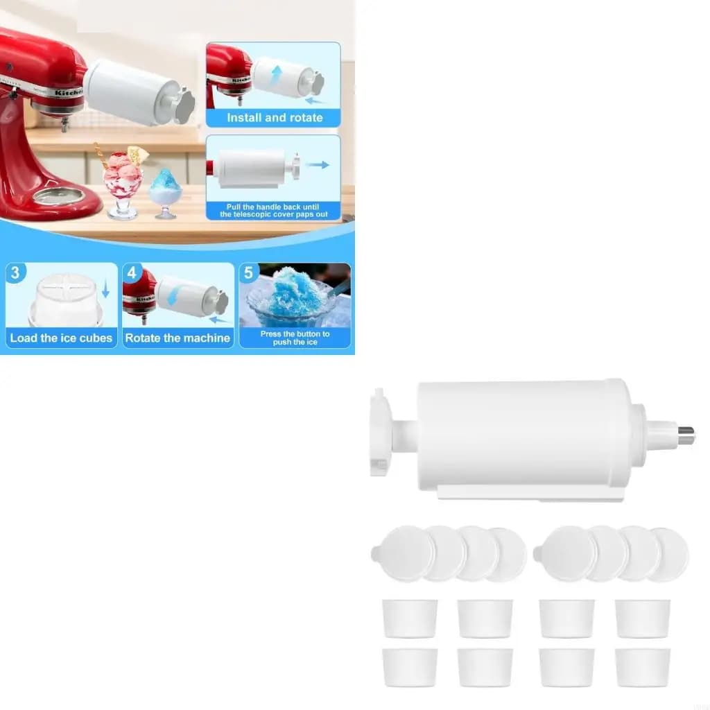 Accessorio per rasoio per ghiaccio per robot da cucina. Utilizzare dispositivo per tritare il ghiaccio. Accessori per per