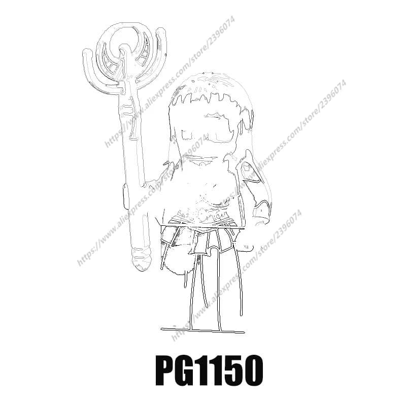 Cartoon movie TV Anime models Action Figures accessories Building Blocks for children Series-141 Educational Toys