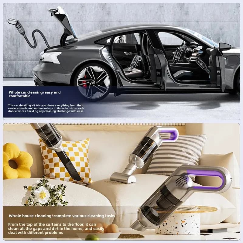 Mini aspirapolvere wireless per auto, portatile, piccolo, super potente per auto
