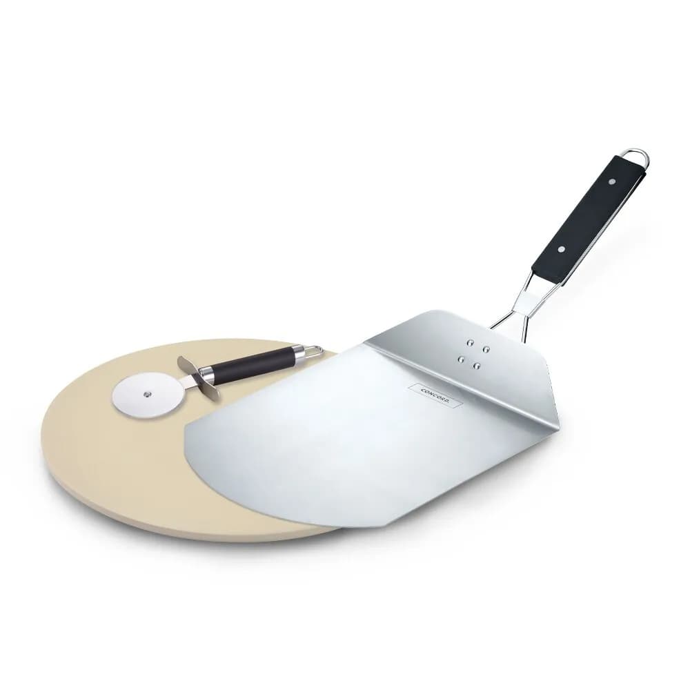 CONCORD Set Pizza 3 Pezzi in Acciaio Inossidabile