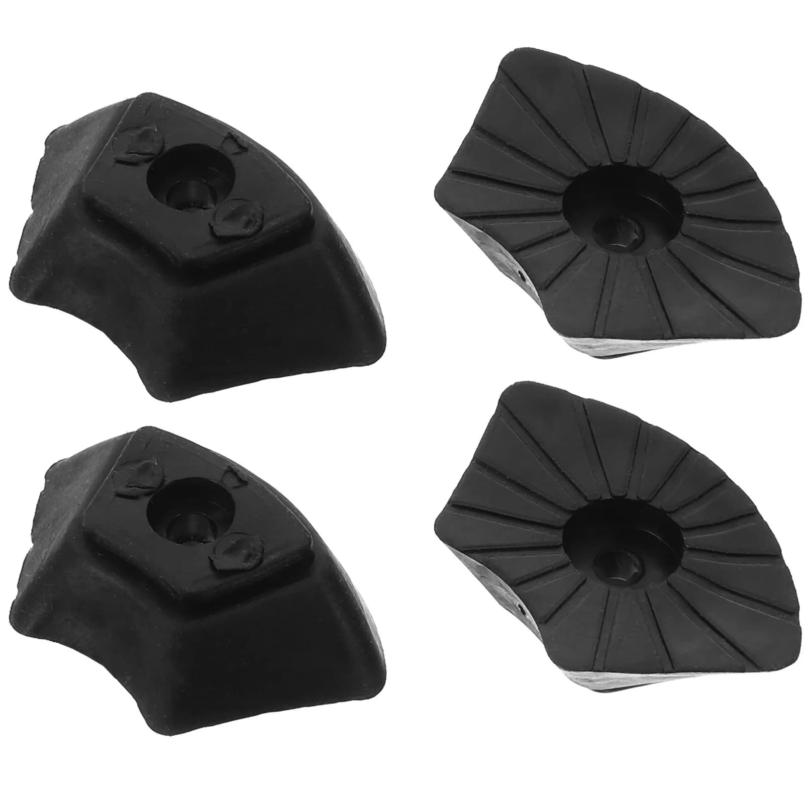 4 Pezzi Copripunta Antiscivolo per Bastoni, Punte Leggere in Plastica per Bastoni da Trekking, Accessori per Escursionismo