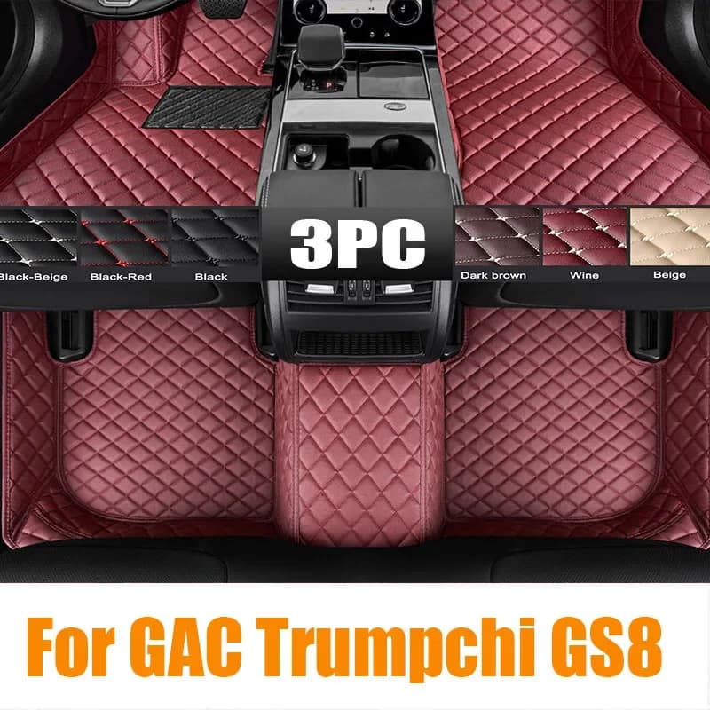 Car Seats For GAC Trumpchi GS8 Seven Seats 2020 2021 Custom Auto Foot Reliefs Automobile Carpet Cover Interior Automotive trim
