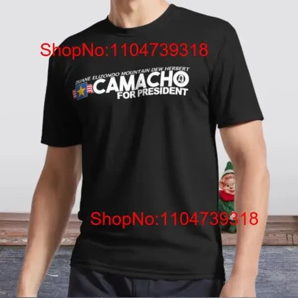 Nuova maglietta Vintage Photograp CAMACHO Logo attivo Divertente taglia dalla S alla 5XL vintage lavato streetwear moda grafica Versatile