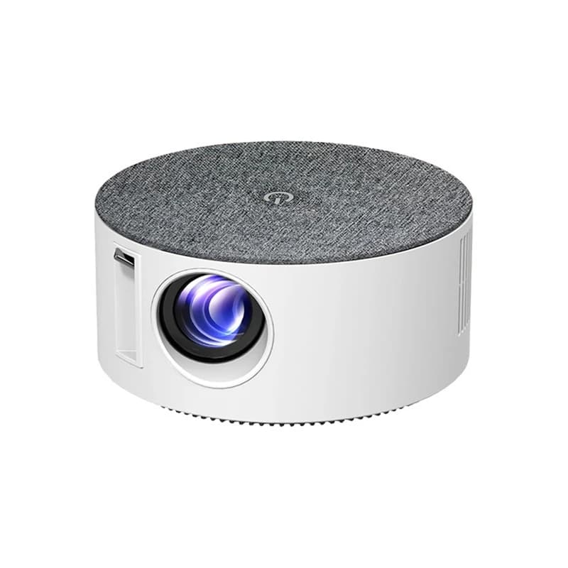 Proiettore portatile Wi-Fi intelligente T50 con mini videoproiettore con visualizzazione dello stesso schermo Spina UE-ELEC